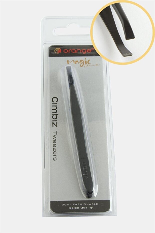 Orange Narrow Mouth Tweezers