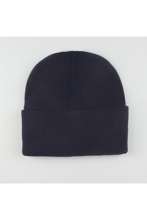 Sepetim Double Layer 1St Grade Colorful Beanie Wholesale Beanie Gloves -Navy Blue