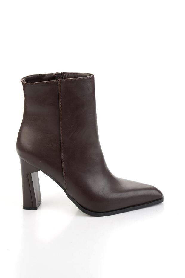 Kahve Kadın Bot & Bootie K02565070109 - 1