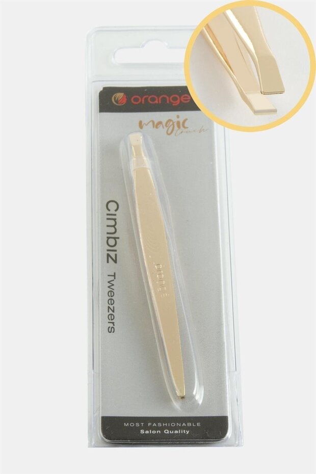 Orange Narrow Mouth Tweezers