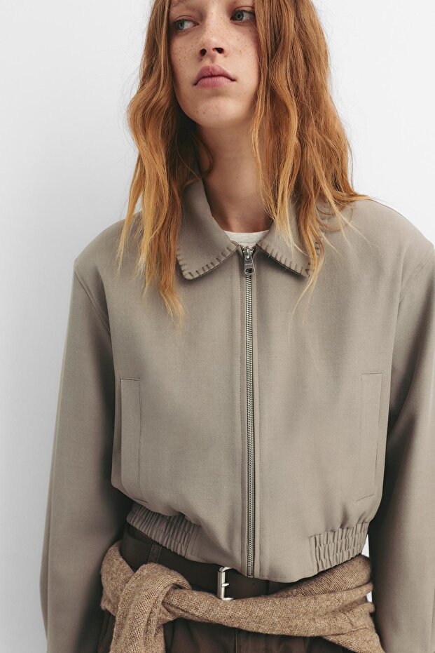 Kısa tailored fit Ceket - 5