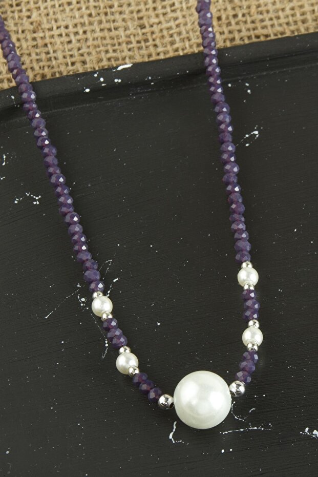 Pearl Crystal Necklace