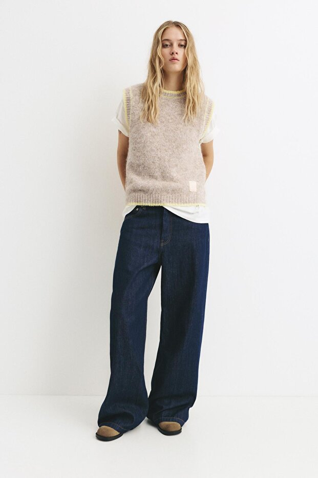 Fitilli triko yelek - 3