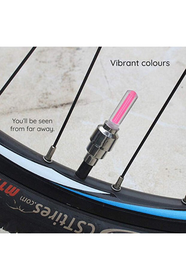 Capac Ventil pentru Bicicleta (set 4) Firefly Light (THVB1) - Multicolor - 3