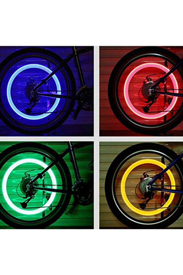 Capac Ventil pentru Bicicleta (set 4) Firefly Light (THVB1) - Multicolor - 4