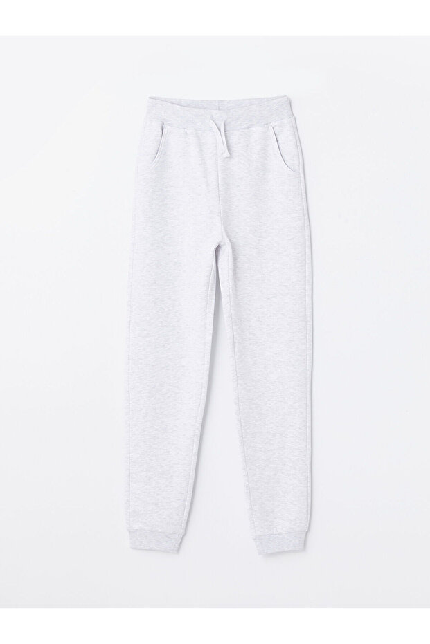 Girls' Thick Jogger Sweatpants with Elastic Waist (W5)