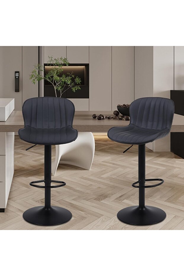 كرسي بار Nusetx × 1، ارتفاع كرسي بار قابل للتعديل - 1