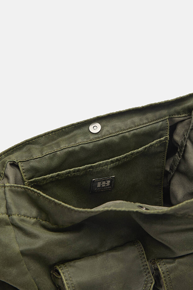 Kanvas çapraz askılı çanta - 2