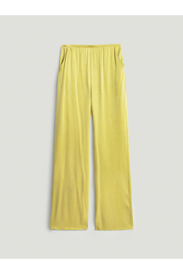 Elastik Belli Pantolon - 6