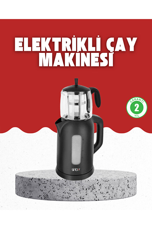 2-in-1 Tea Maker and Water Heater with Keep Warm Feature - 1