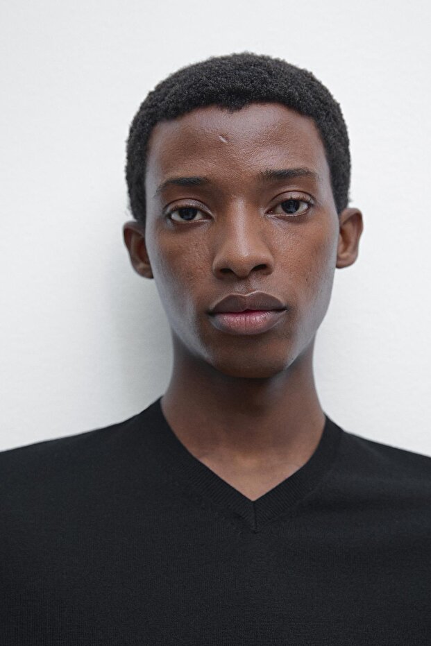 Triko yün karışımlı kazak - 4