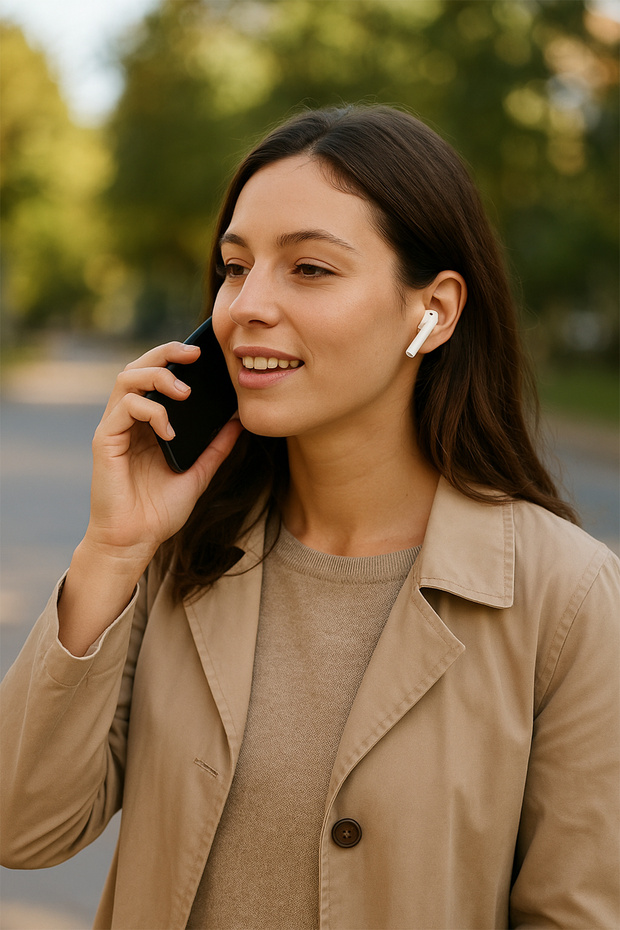 Kablosuz Bluetooth Kulaklık Şarj Kutulu – Dokunmatik Kontrol, Mikrofonlu, iOS & Android Uyumlu - 3