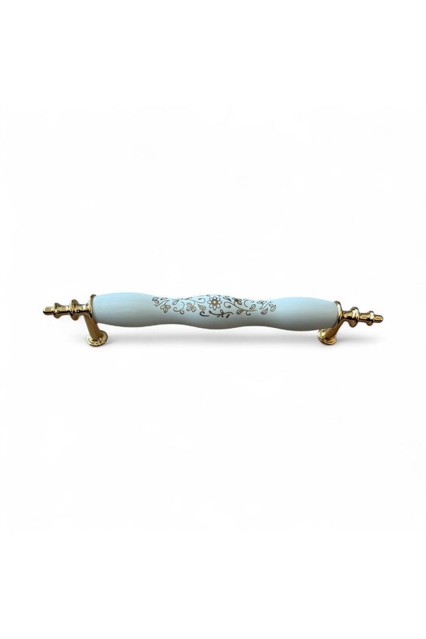2 Pcs Polymer Alloy Gold Ivy (12.8cm) Furniture Drawer Lid Handle