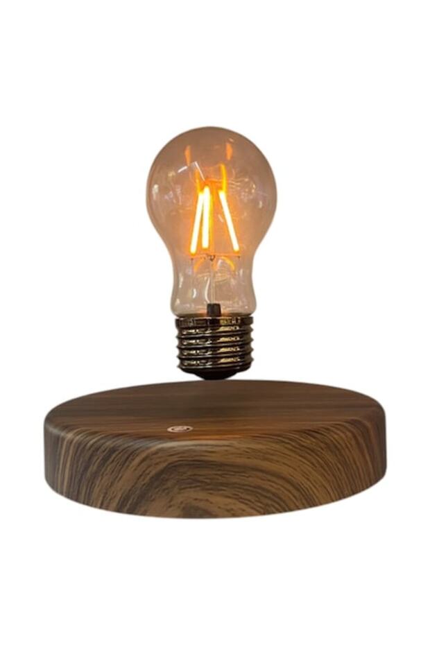 Floating Bulb with Touch Control, Rotating Function, 30 Lumens, Warm Light, Wenge Color - 1