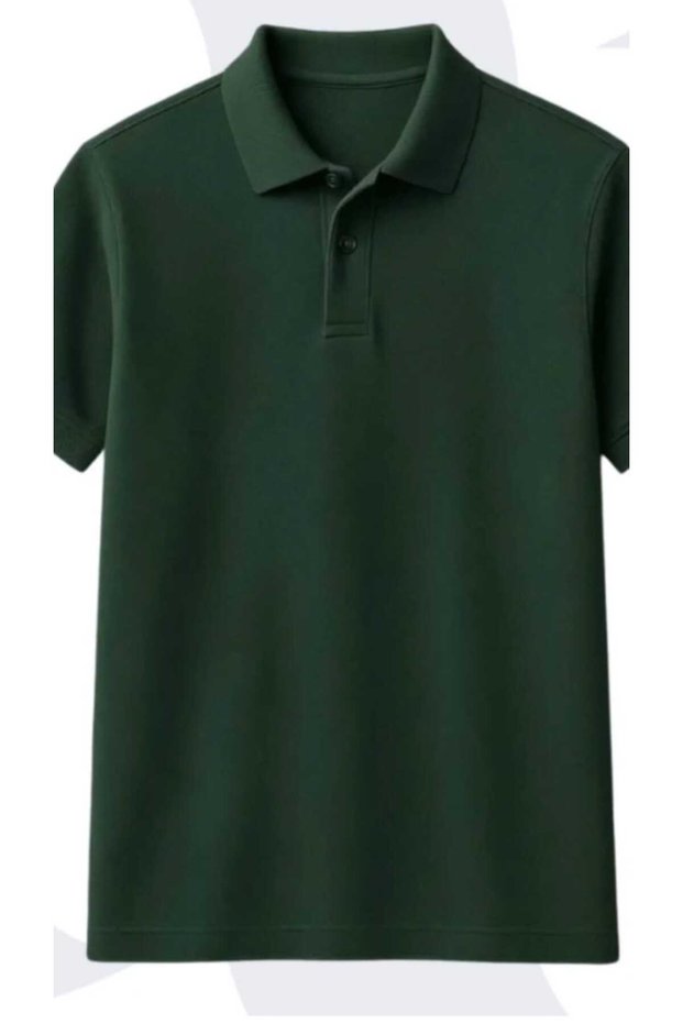 polo collar school t-shirt