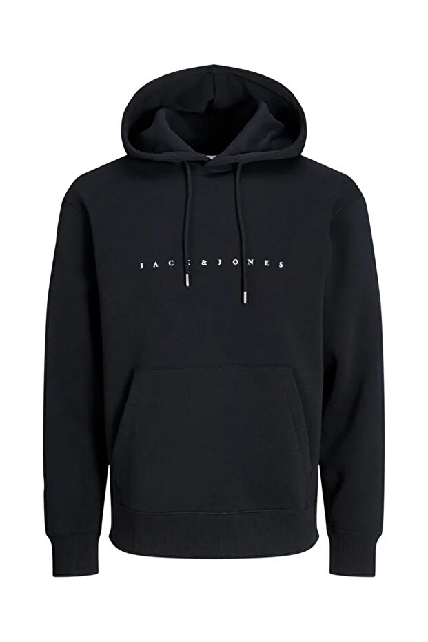 Jjestar Jj Sweat Hood Noos Erkek Sweat 12233972 Black - 3