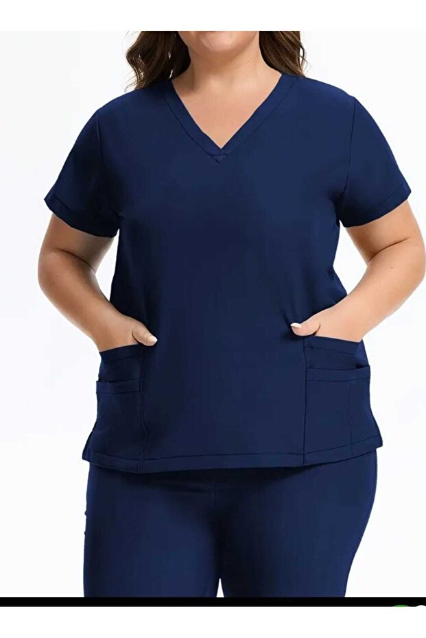 Lerixmod Nurse Scrubs Suit Hospital Fabric Flexible Comfortable