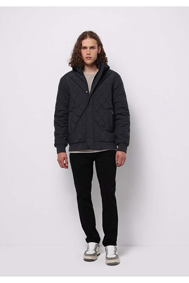 Regular Fit Erkek Gri Mont - 3