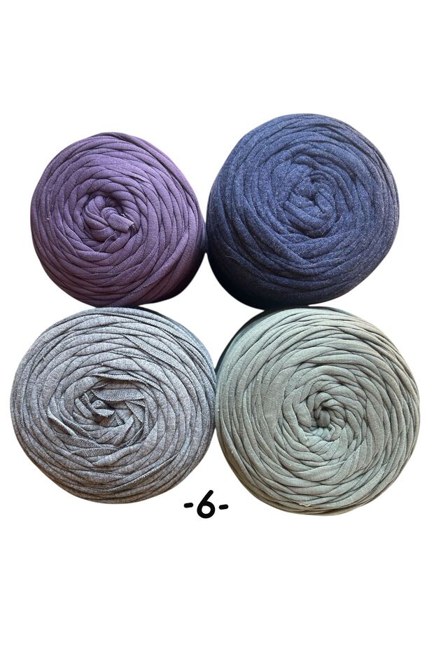 Penye Ip 4 ADET FİYATIDIR (1 ADET 600-650Gr) Sepet Ipi , Çanta Ipi , Puset Ipi , Örgü Ipi , Paspas - 1