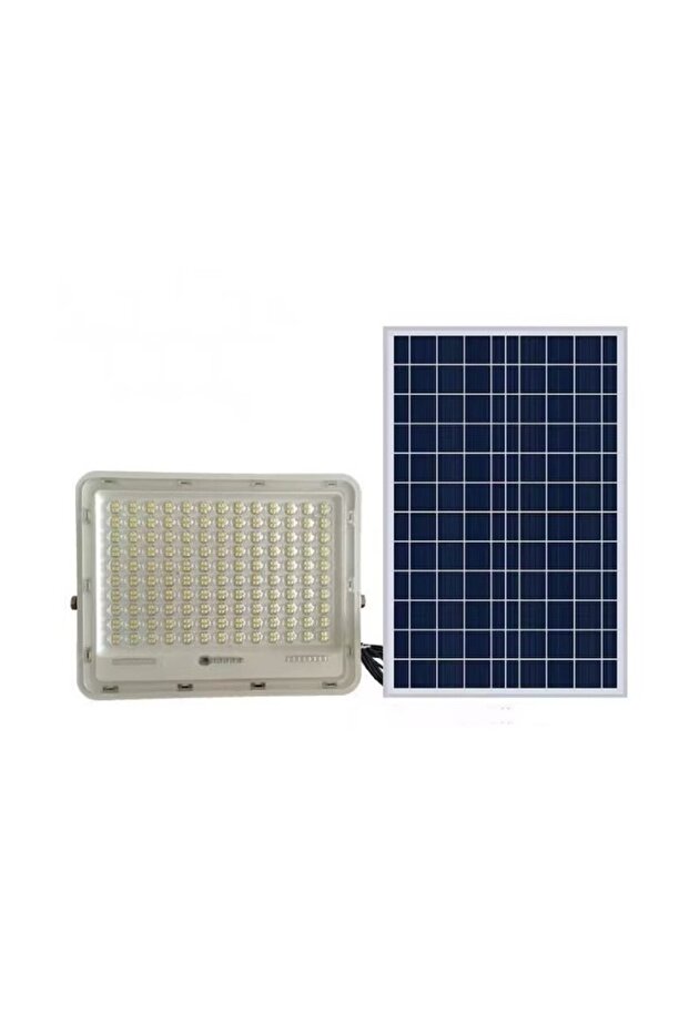 Solar LED Floodlight, Flippy, 100W, Light Sensor, 23x18 cm, U-Mount, Remote Control, White - 6
