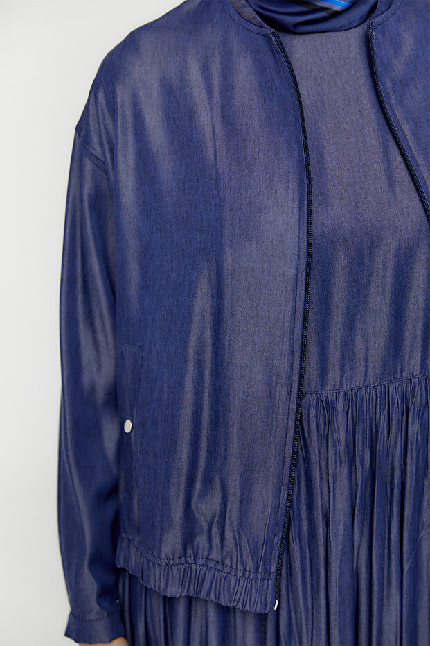 Bomber Ceketli Elbise - 6