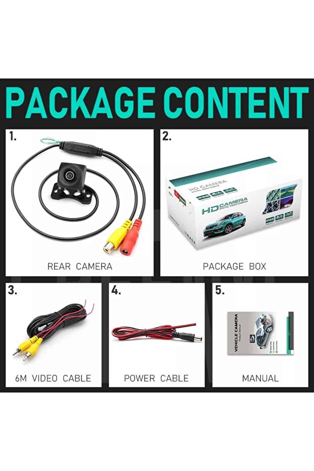 Universal Car Rear View Camera - 3