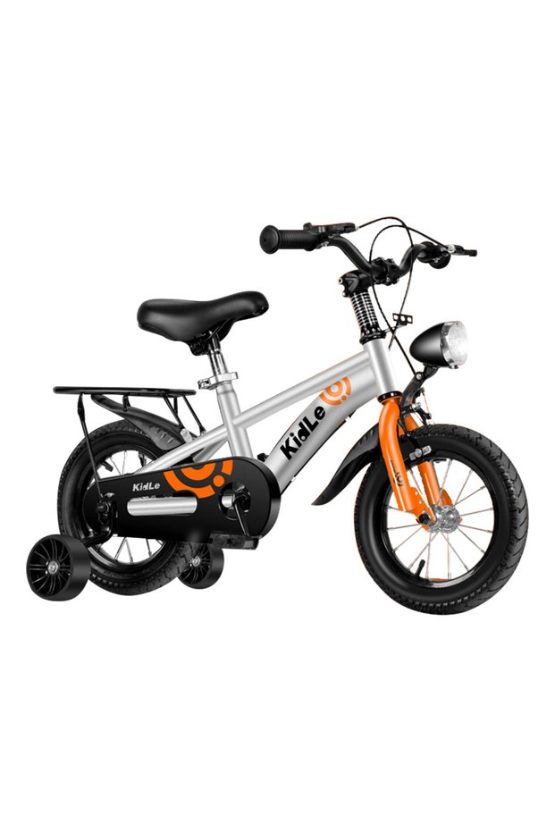 14 Inch Kids Bike, with Flashing Wheels and Headlight, Bicycle for Kids 3-7 Years Boys and Girls