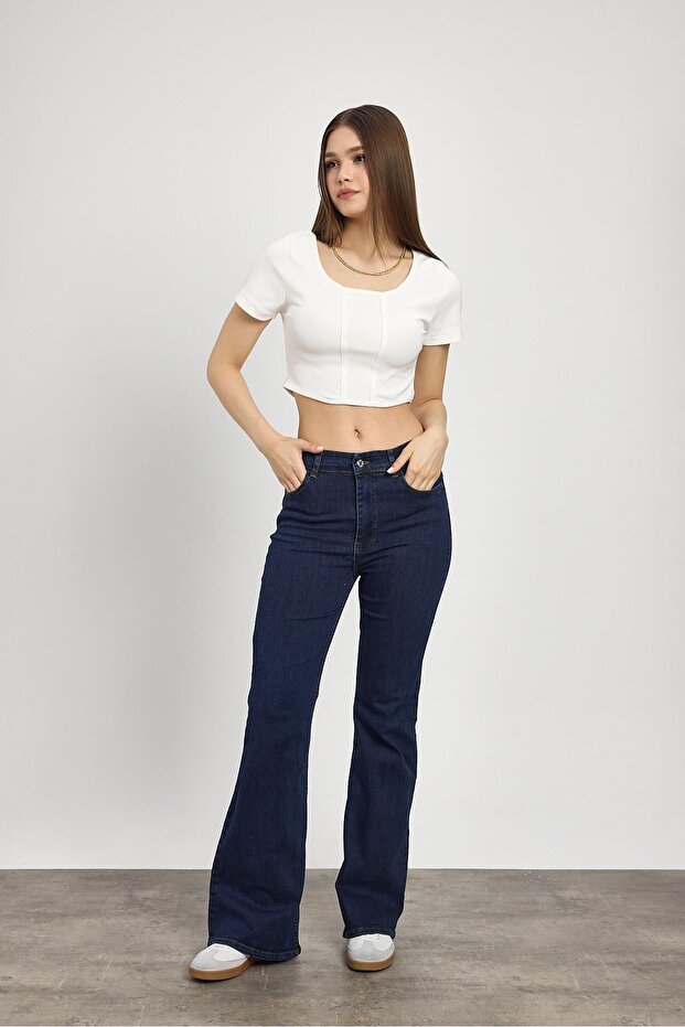 New Season//High Waist//Spanish Legs//Women's Denim Pants