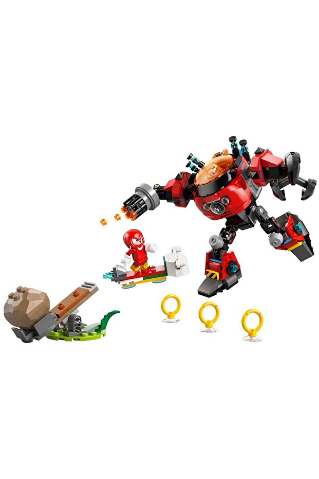® Sonic Knuckles Egg Crusher Robotu 77005 – 8+ Yaş Çocuklar İçin Sonic Oyuncak Yapım Seti (350P) - 1