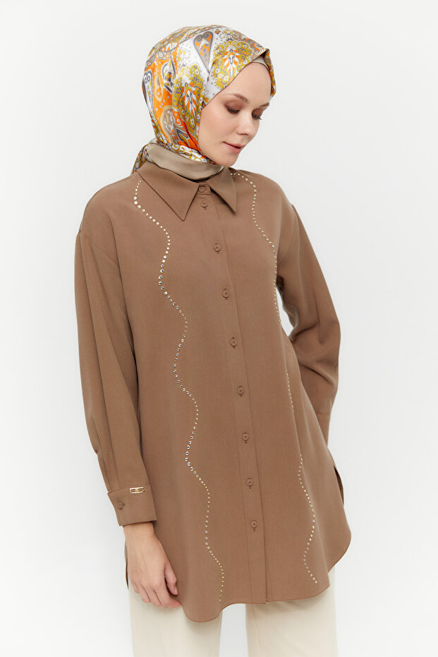 Taş İşlemeli Tunik - 4