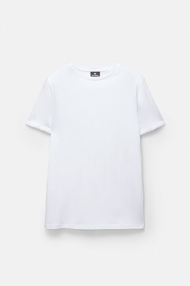 Basic muscle fit tişört - 7