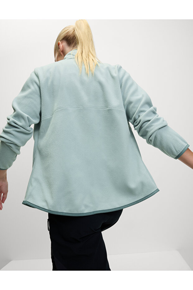 Regular Fit Uzun Kollu Polar Ceket - 4