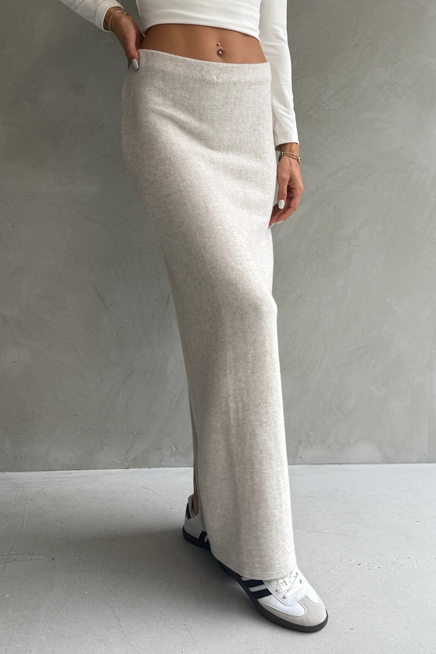 Uzun Örme Yumoş Etek - 4