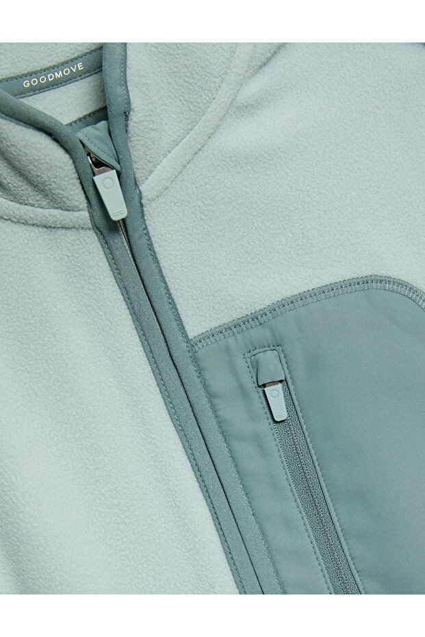Regular Fit Uzun Kollu Polar Ceket - 6