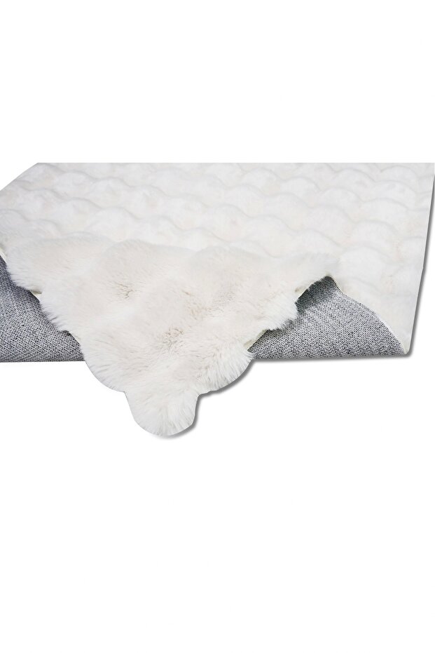 Molecule Krem Peluş Post Halı - 3
