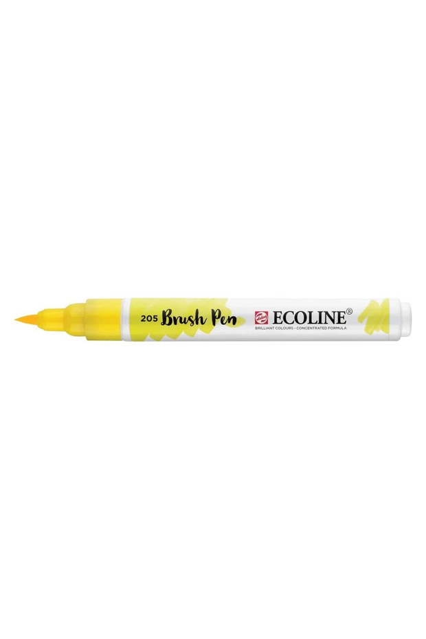 Supertrend Ecoline Brush Pen Brush Tip Pen 205 Lemon Yellow