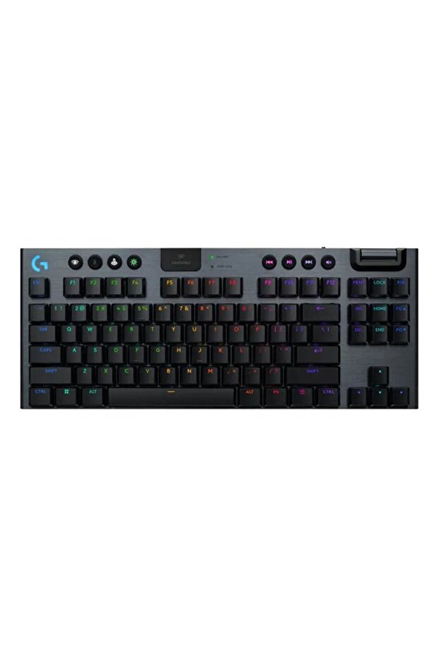 G915 X LIGHTSPEED TKL GL Clicky Blue Switch RGB Kablosuz İngilizce Mekanik Gaming Klavye - 1