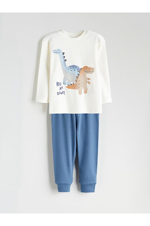 Crew Neck Baby Boy Pajama Set (W5)