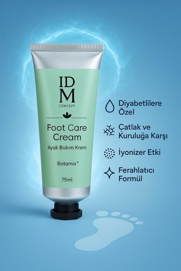 Ionizer Foot Care Cream – Effective Against Cracks, Dryness and Odor 75ml