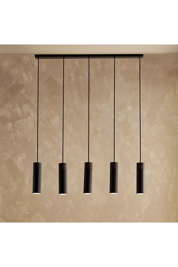 مصباح سقف خطي معدني من فانتريس بخمسة مصابيح - 2