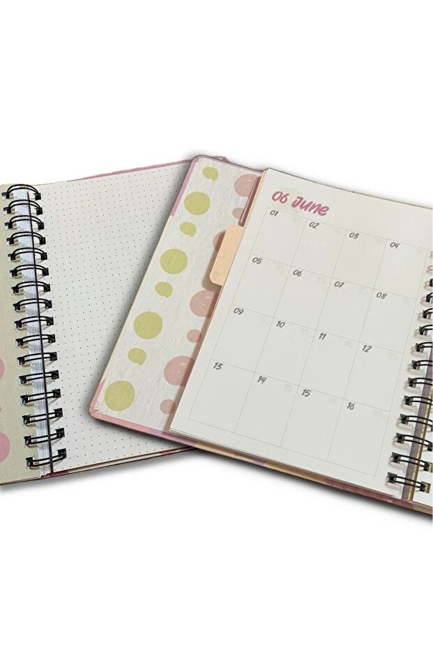 Gıpta Capybara A5 120 Sheets Hardcover Spiral Bound Planner Notebook with Elastic Closure (7827) - 4