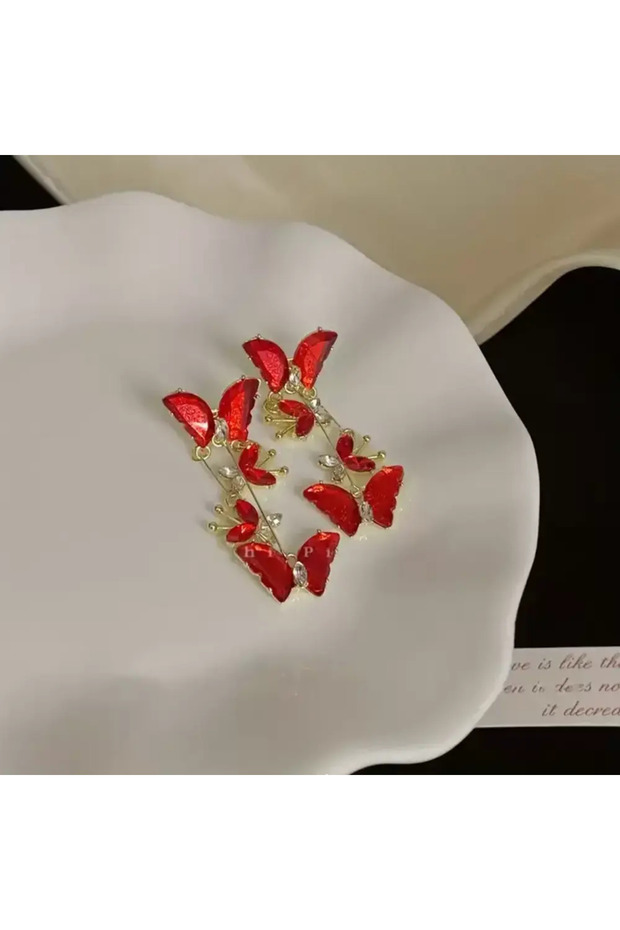 BUTTERFLY DANGLE EARRING - 5