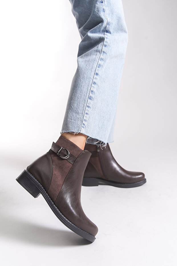 Giselnath Kadın Bot 0012070 Kahverengi Cilt - 2