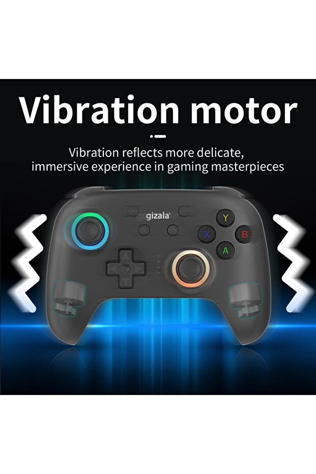 Kablosuz Oyun Kontrolcüsü Gamepad Hall Effect Trigger Joystick Switch 2/Switch/ PC/Steam/Android/IOS - 2