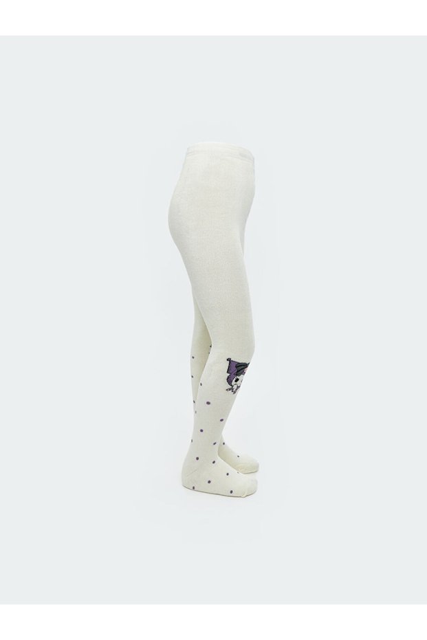 Esvab • Modern & Distinctive Kuromi Embroidered Girls' Towel Pantyhose