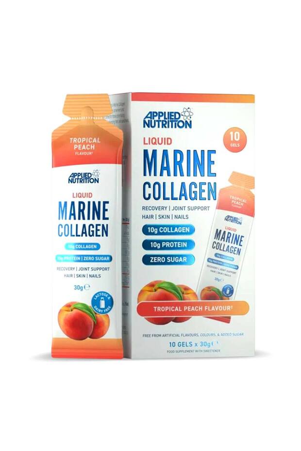 Liquid Marine Collagen, Tropical Peach, Supports Bones & Joints