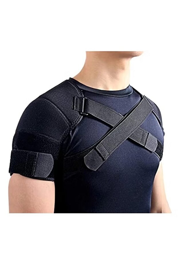 حزام دعم الكتف المزدوج المقاس L/XL