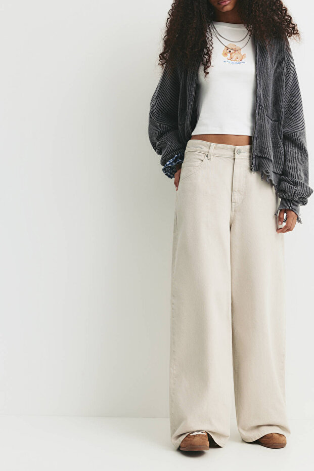 جينز واسع الساق - 4