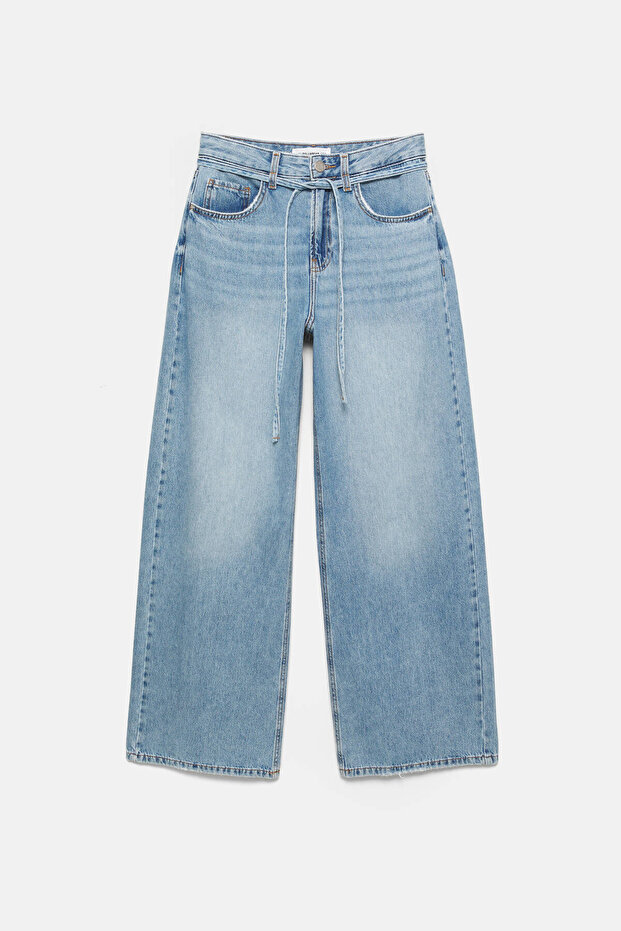 Baggy jeans with drawstring - 7