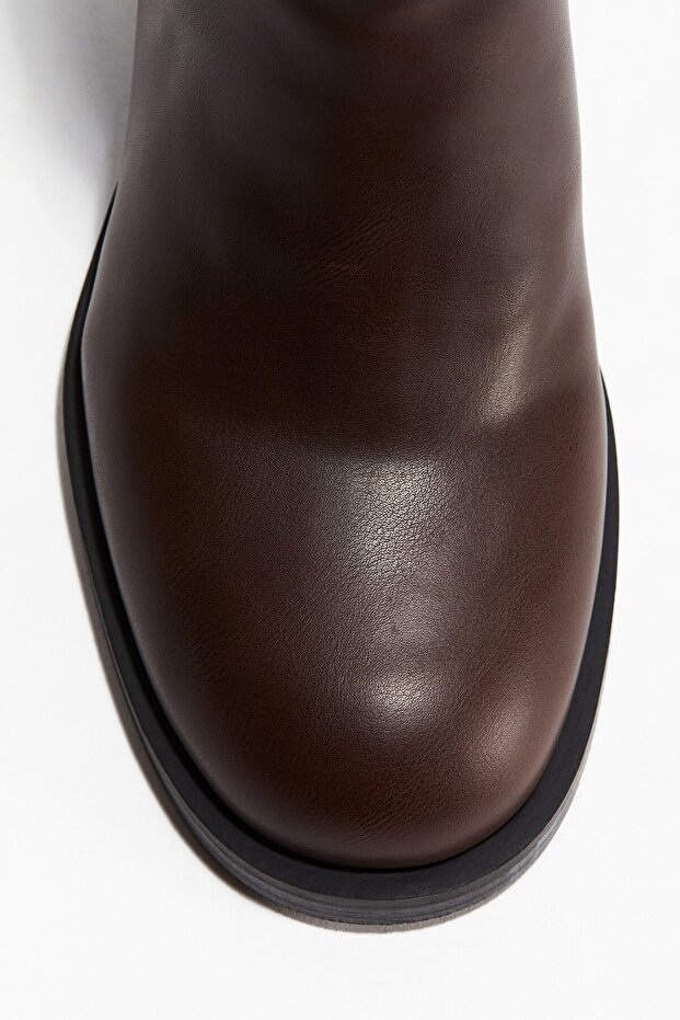 Blok Topuklu Bot - 2